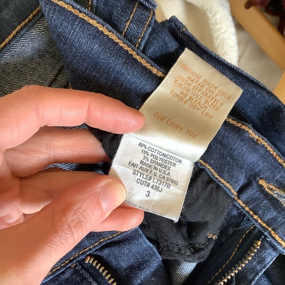Flying Monkey Skinny Blue Jeans Size 3 - Picture 12 of 12